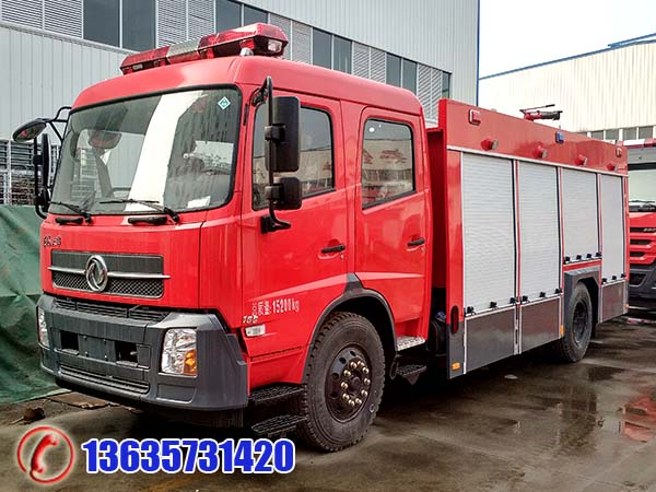 東風天錦6噸水罐消防車